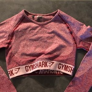 Women’s medium Gymshark long sleeve crop top